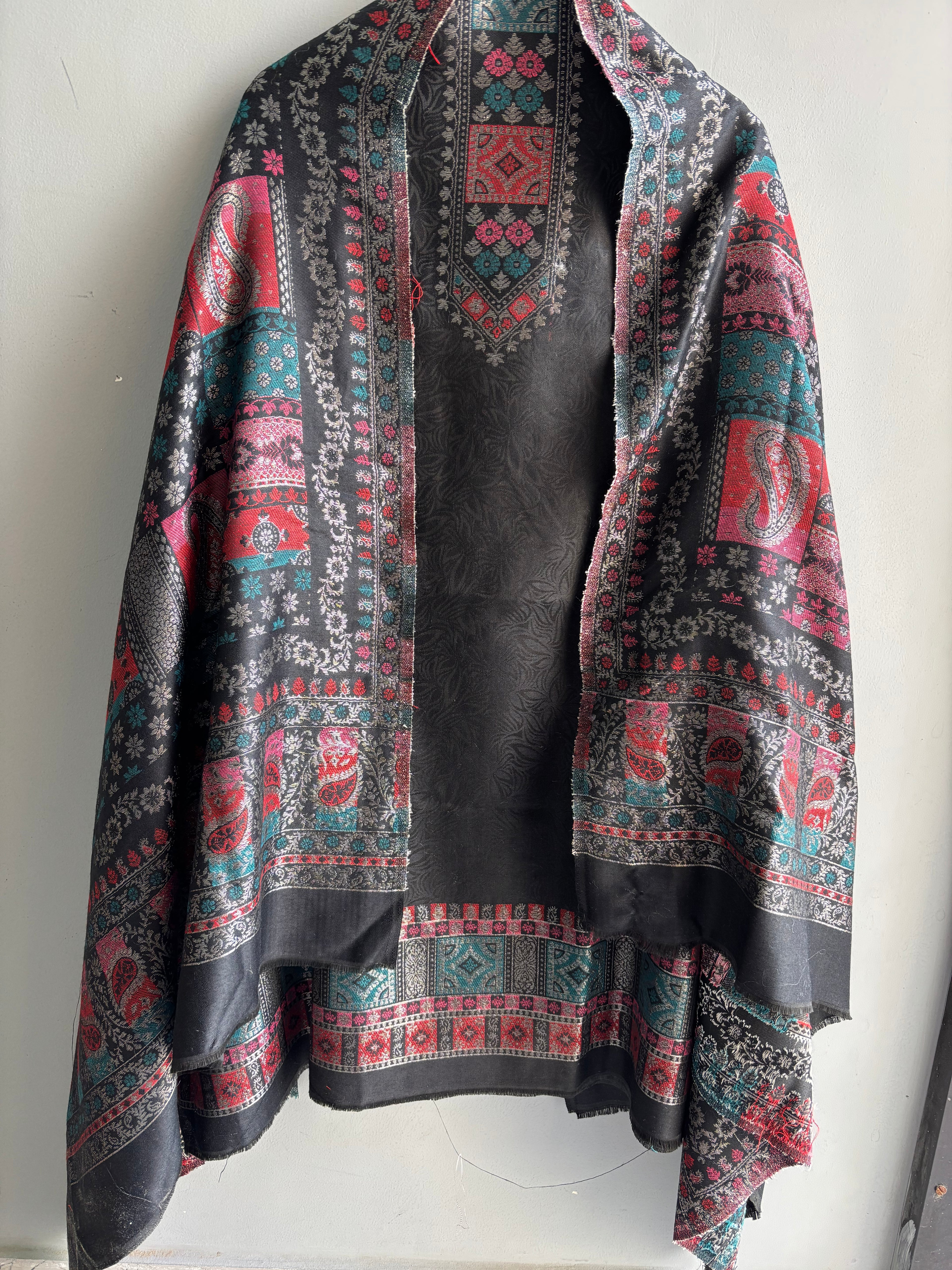 Black  Kaani Weaving Suit