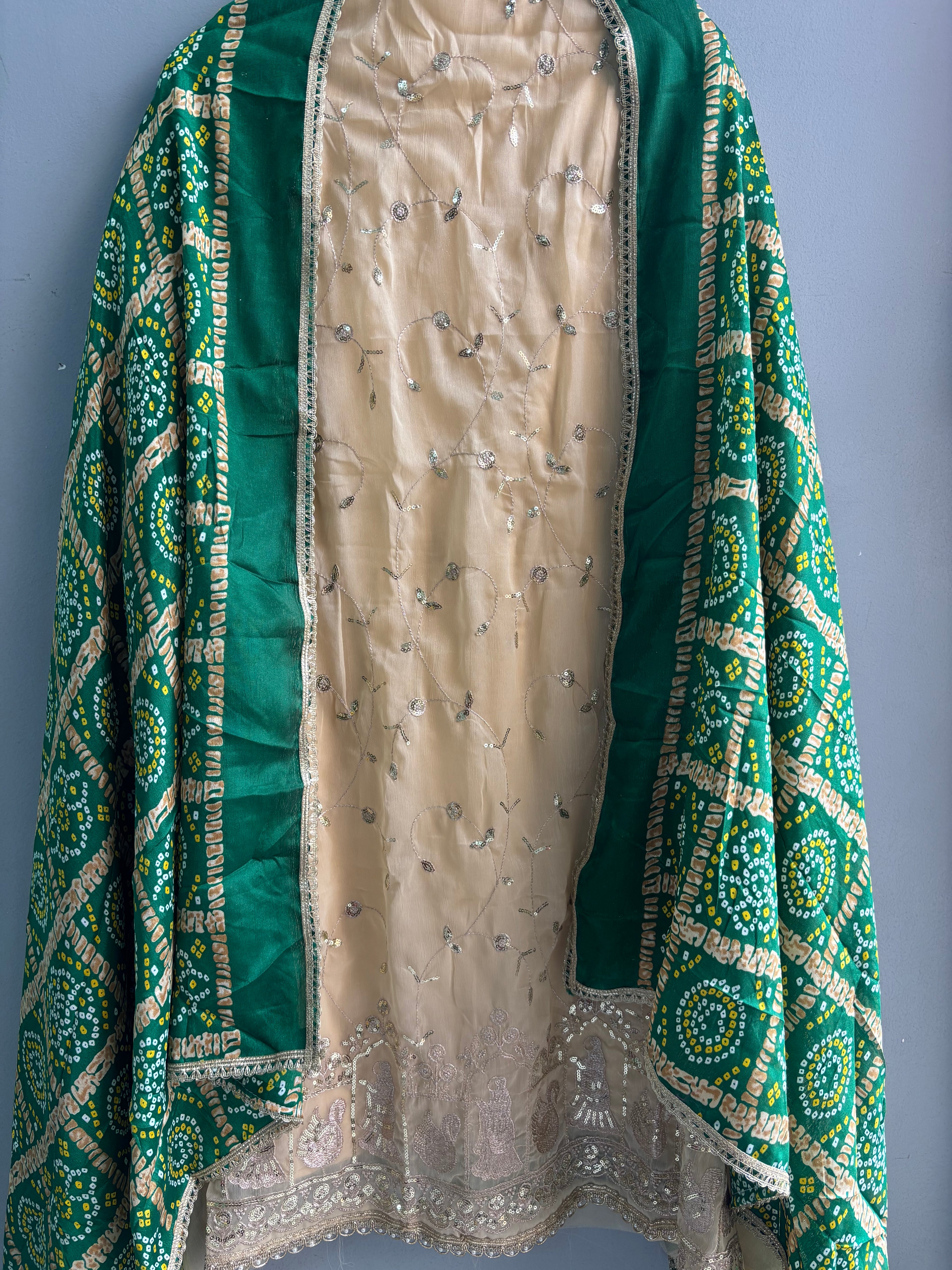 Bandhani Georgette Suit set